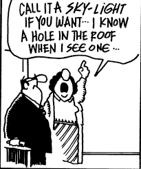 cartoon hole in roof